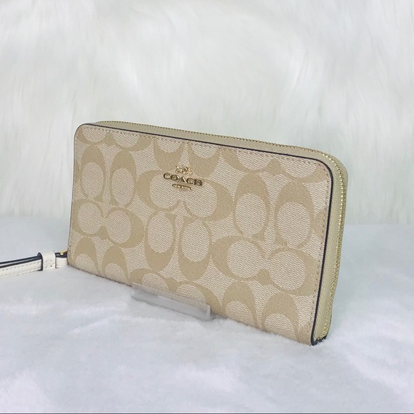 Coach Signature Large Phone Wallet - Picture 2 of 8